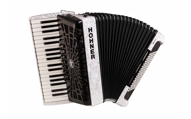 Hohner Bravo III 96 Blanco A16712 SilentKey