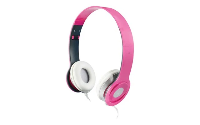 EwEnt EM3575 - Auriculares DJ con diadema plegable - color Rosa