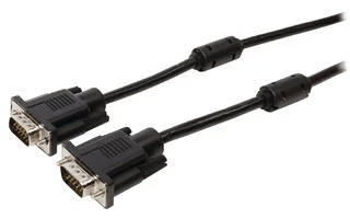 Cable VGA macho - VGA macho de 15,00 m en color negro