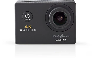 Cámara de Acción - Ultra HD 4K - Wi-Fi - Carcasa Resistente al Agua - Nedis ACAM40BK
