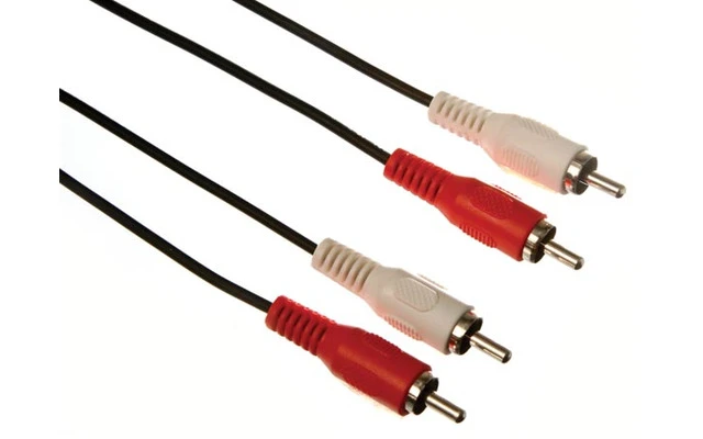 2 x CONECTOR RCA AUDIO MACHO A 2 x RCA AUDIO MACHO