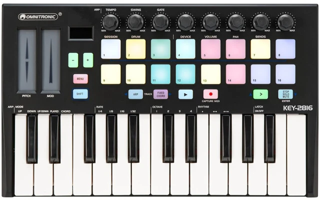Omnitronic KEY-2816 MIDI Controller