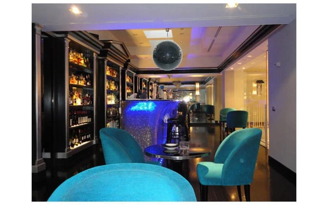 Imagenes de Ibiza Light MB012BL - Bola de espejos Negra 12"