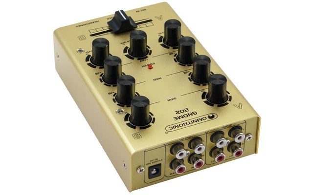 Omnitronic Gnome 202 Mini Mixer Gold