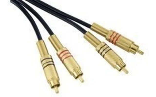 Cable 2 x RCA / 2 x RCA - 1 metro - KP1CCM4