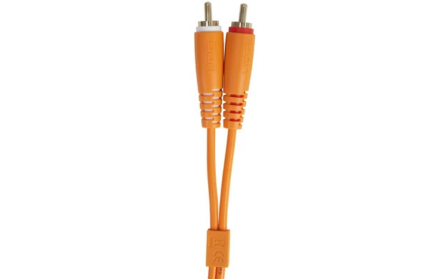 UDG Ultimate Audio Cable Set RCA Straight - RCA Angled Orange 3m