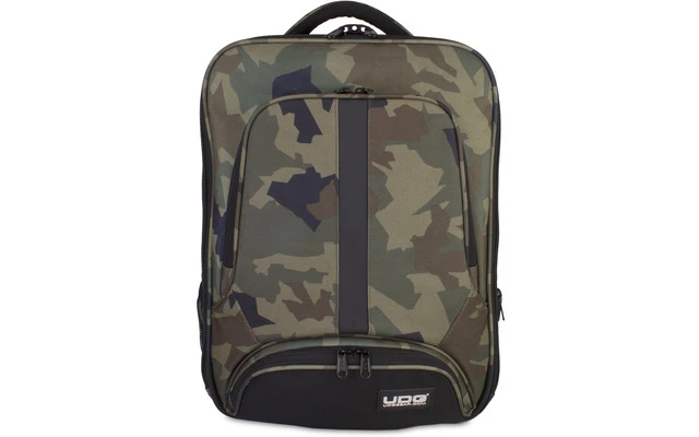UDG Ultimate BackPack Slim Negro Camuflaje / Interior Naranja