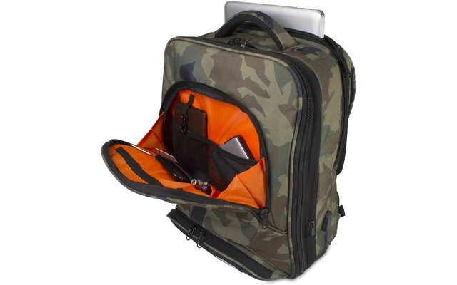 UDG Ultimate BackPack Slim Negro Camuflaje / Interior Naranja