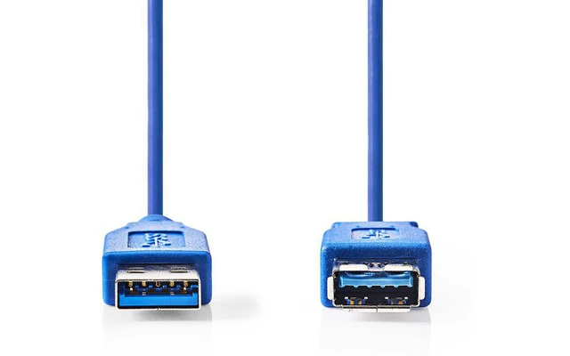 Cable USB 3.0 - A Macho - A Hembra - 2,0 m - Azul