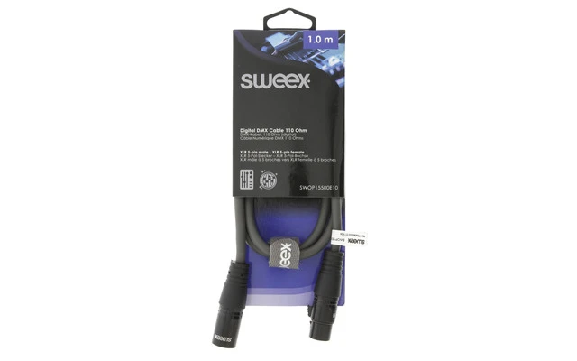 Cable XLR Digital Macho de 5 Pines - XLR Hembra de 5 Pines de 1,0 m Gris Oscuro