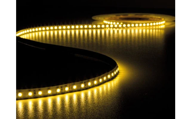 CINTA DE LEDs FLEXIBLE - COLOR BLANCO CÁLIDO 3500K - 600 LEDs - 5m - 24V