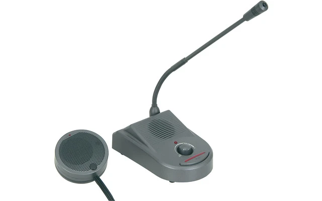 Micrófono intercomunicador para ventanillas