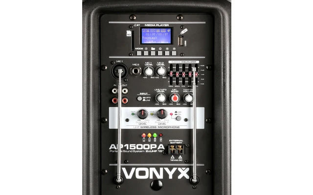 Vonyx AP1500PA Bafle Portable 15