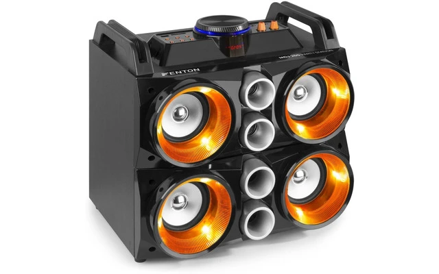 Fenton MDJ200 Partystation 150W con bateria y Bluetooth