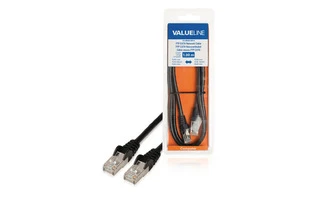 Cable de red FTP CAT6, RJ45 macho – RJ45 macho, 1,00 m, negro