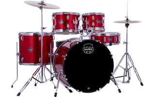 Mapex CM5294FTCIR Drum Set Comet Rock Red + Cymbals