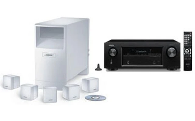 Denon AVR-X520 + Bose AcoustiMass 6 Blanco