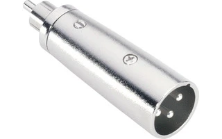 Adaptador de XLR macho a RCA macho