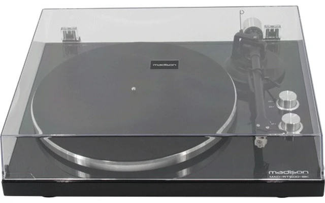 Madison RT 500 BK - Giradiscos de tracción por correa con encoder USB , Bluetooth
