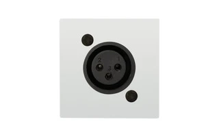 Audac CP 45 XLFSW Placa de conexión con XLR hembra bianco sin soldaduras