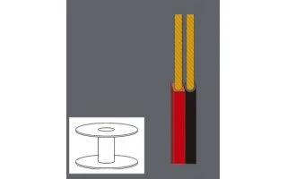 EDC CABLE ALTAVOZ 2x1,00mm 100M ROJO/NEGRO