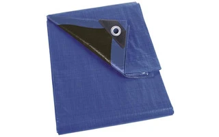 LONA - AZUL/NEGRA - SUPER RESISTENTE - 5 x 8 m