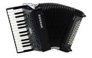 Hohner BRAVO I 49 F, NEGRO 2019 (SILENTKEY)