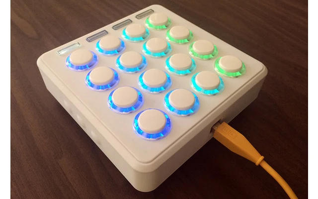 DJ TechTools Midi Fighter 3D Blanco