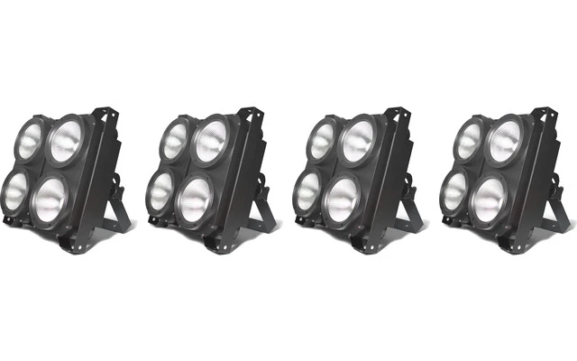 4x Cegadora LED + FlightCase