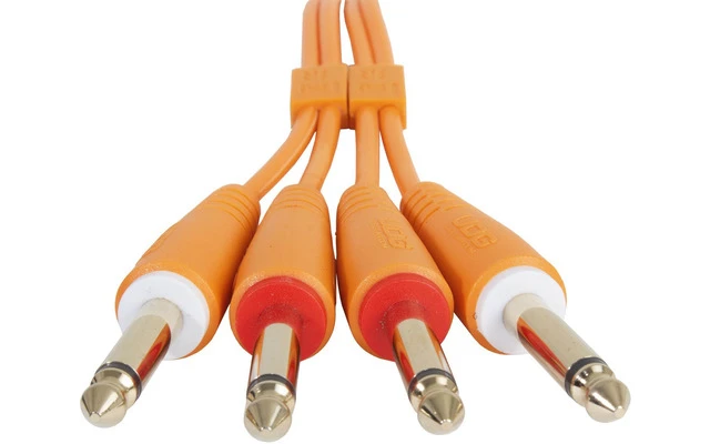 UDG Ultimate Audio Cable Set 6,3 Jack - 6,3 Jack Orange Straight