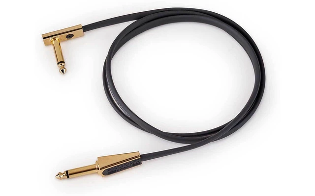 RockBoard Flat Patch Looper/Switcher Connector Cable Gold 100 Cm