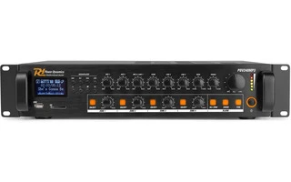 Power Dynamics PDV240MP3 PA Mixer Amplifier 240W/100V 4 zonas - Stock B