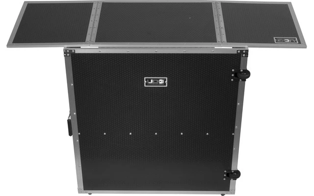 UDG U92049SL mesa para DJ de alumnio, totalmente plegable y con ruedas de transporte