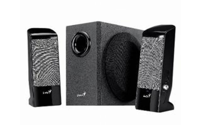 Genius SW-J2.1 500 - Altavoces 2.1 con subwoofer - 12W