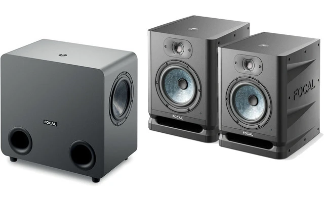 2x Focal Alpha 65 EVO + Focal Sub One - Sistema producción musical 2.1