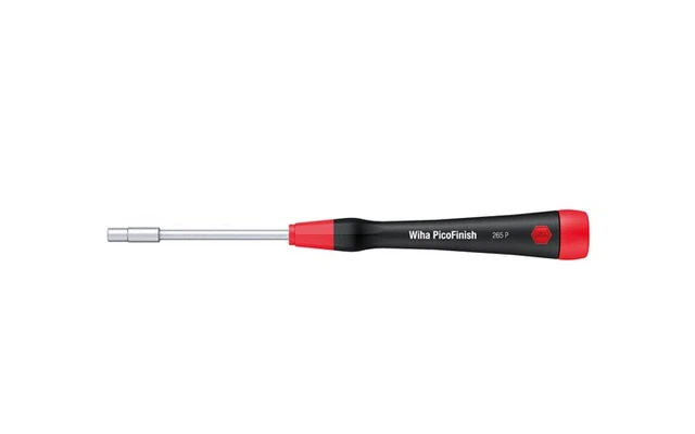 Wiha Destornillador de precisión PicoFinish con llave de vaso hexagonal (00549) 3,2 mm x 60 mm