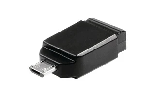 Verbatim 49821 - Memoria NANO USB 16 GB con adaptador Micro USB