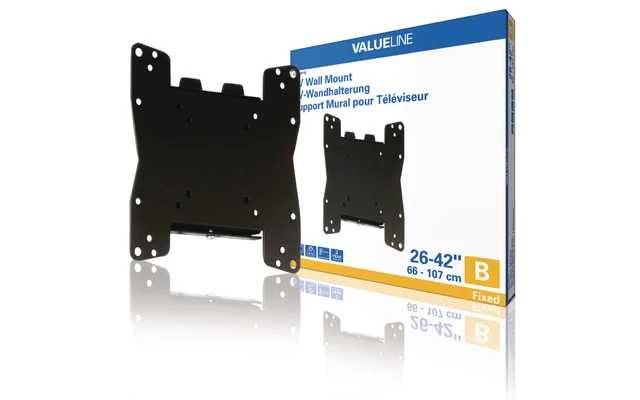Soporte de pared fijo para TV de 26 - 42"/66 - 107 cm y de hasta 35 kg