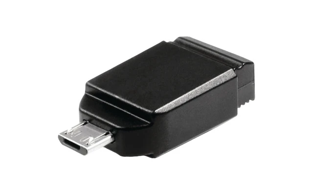 Verbatim 49821 - Memoria NANO USB 16 GB con adaptador Micro USB