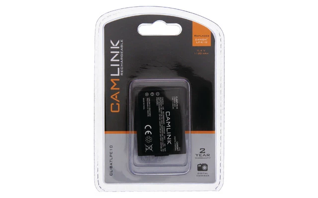 Batería recargable de 7.4 V y 1120 mAh para cámaras digitales - Camlink