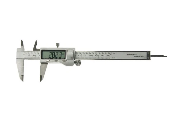 PIE DE REY CON GRAN DISPLAY DIGITAL - 150 mm / 6" - 0.01 mm