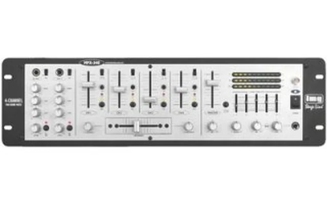 Mesa de mezclas audio estéreo, 6 canales  MPX-340