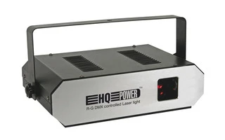Laser Rojo/Verde/Amarillo 160mW - 10 Canales DMX
