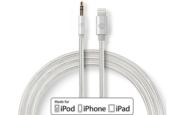 Cable Adaptador Lightning de Apple para Auriculares - Lightning de Apple Macho de 8 Pines a 3,5