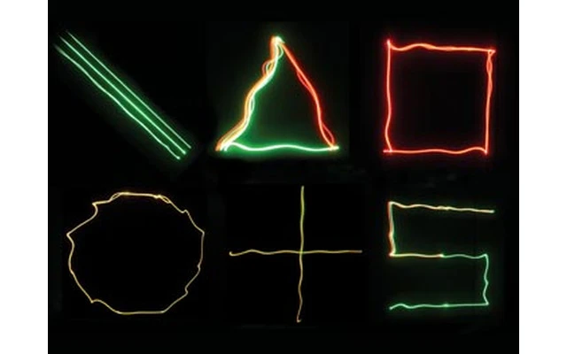 Laser Rojo/Verde/Amarillo 160mW - 10 Canales DMX