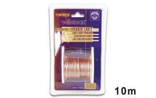 CABLE ALTAVOZ - TRANSPARENTE - 2 x 1.00mm² - 10m
