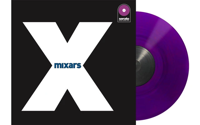 Mixars Serato Timecode Vinyl Morado