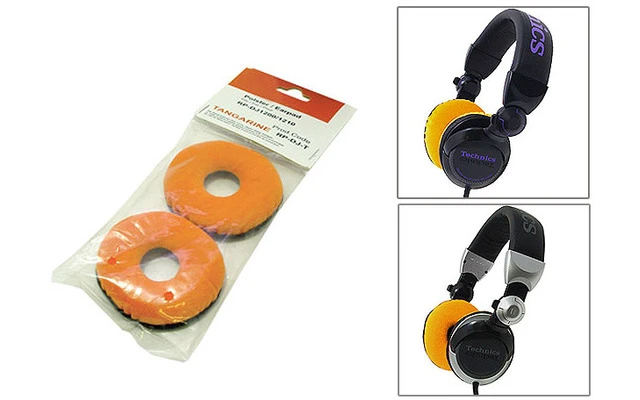 Zomo almohadillas para Technics RP-DH1200 y Pioneer HDJ-1000/-1500/-2000 Tangarine