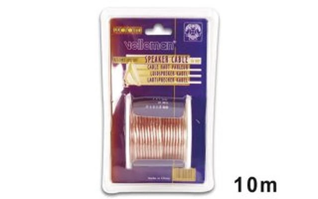 CABLE ALTAVOZ - TRANSPARENTE - 2 x 1.00mm² - 10m