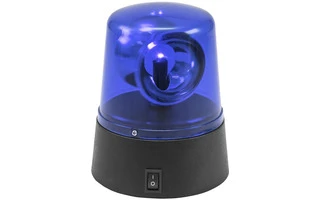 Eurolite Mini sirena LED de policial azul USB con Batería